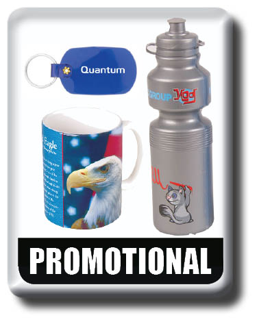 drink bottles mugs, key rings